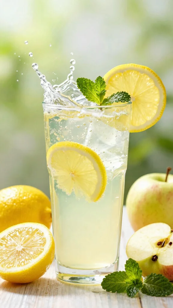 10 Apple Juice Recipes That Taste Better Homemade - 7. Apple Lemonade Splash 1