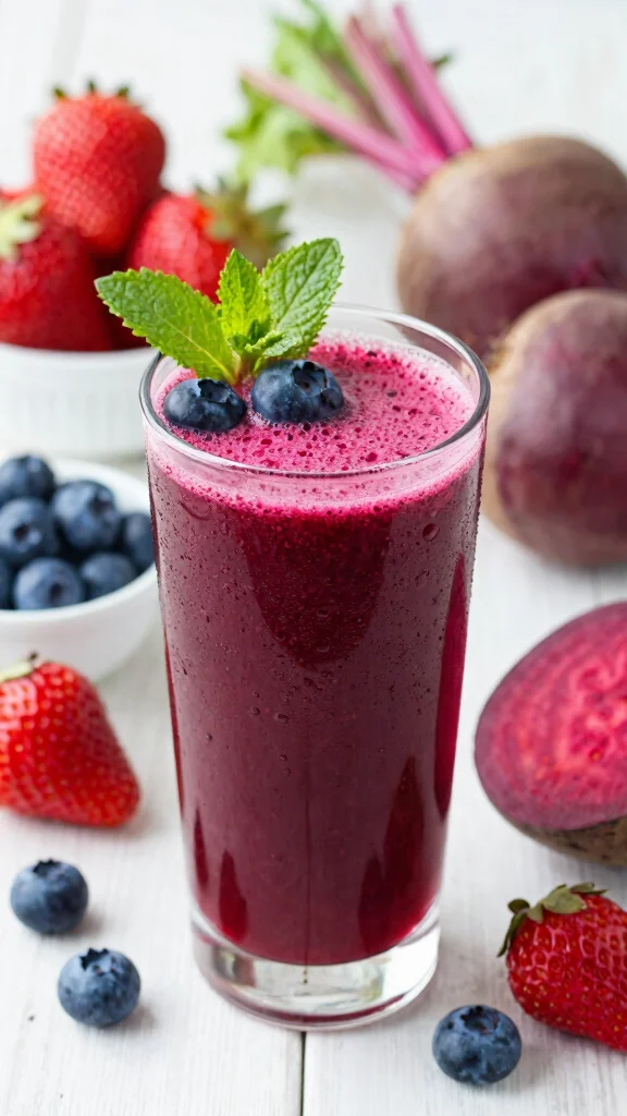 10 Beet Juice Recipes for a Bright and Earthy Health Boost - 4. Beet Berry Bliss 1