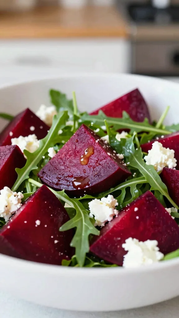 10 Beetroot Salads That Are Fresh and Colorful - 1. Beetroot & Feta Salad 1