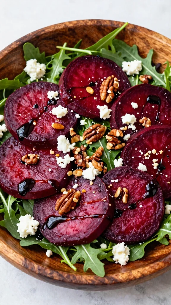 10 Beetroot Salads That Are Fresh and Colorful - 4. Beetroot & Goat Cheese Salad 1