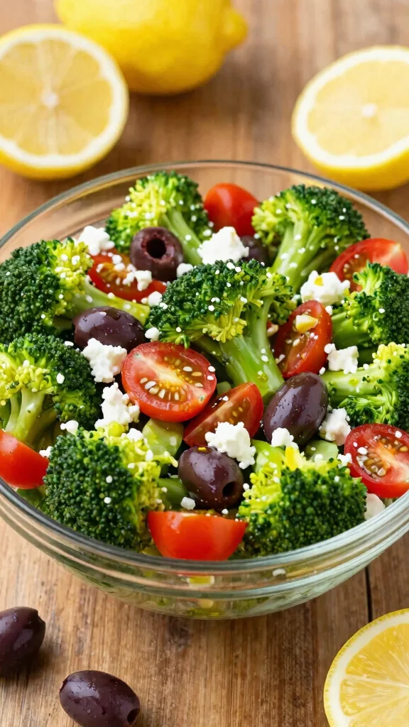 10 Broccoli Salads That Are Crisp and Crowd-Pleasing - 4. Mediterranean Broccoli Salad 1
