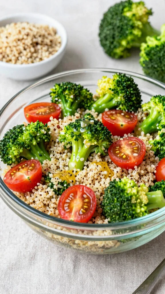 10 Broccoli Salads That Are Crisp and Crowd-Pleasing - 5. Broccoli and Quinoa Salad 1
