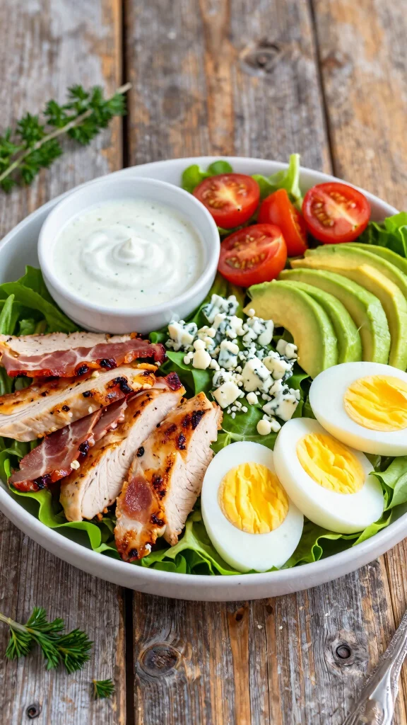 10 Cobb Salad Recipes for a Filling Lunch or Dinner - 1. Classic Cobb Salad 1