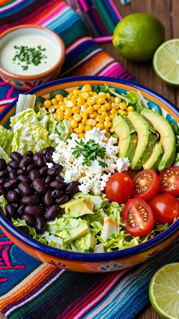 10 Cobb Salad Recipes for a Filling Lunch or Dinner - 2. Mexican-Style Cobb Salad 1