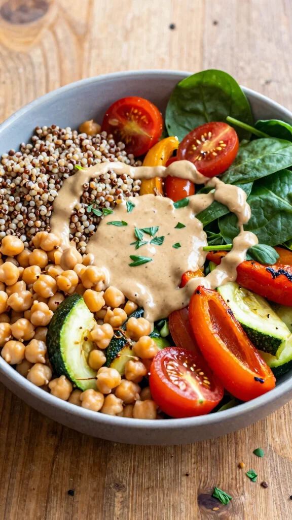 10 Cobb Salad Recipes for a Filling Lunch or Dinner - 5. Quinoa and Chickpea Cobb Salad 1