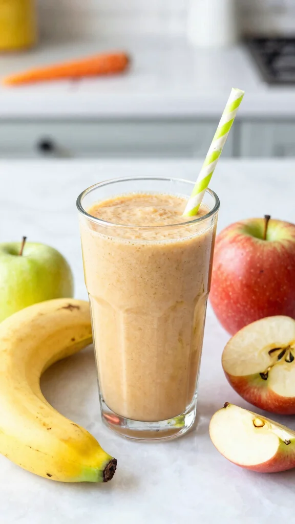 10 Delicious Carrot and Apple Juice Recipes for Everyday Health - 4. Carrot-Apple Smoothie Juice 1