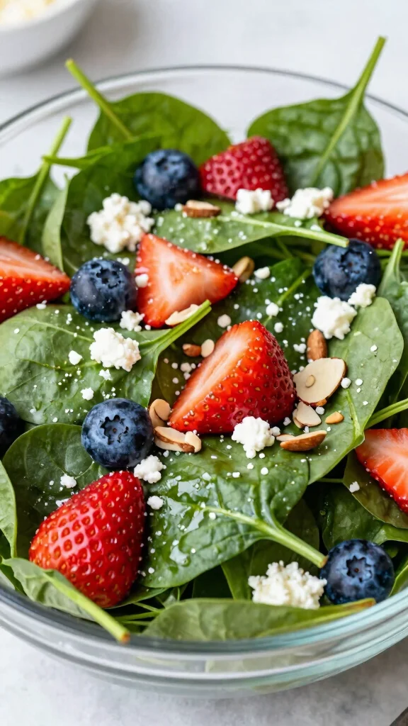 10 Gluten Free Salads for Fresh and Easy Meals - 10. Berry Spinach Salad 1
