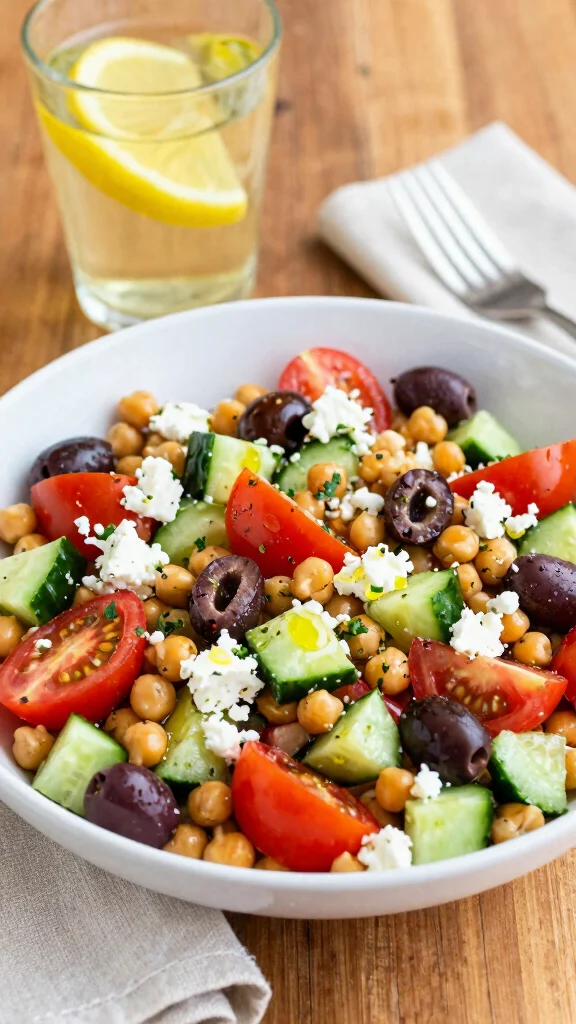 10 Gluten Free Salads for Fresh and Easy Meals - 2. Mediterranean Chickpea Salad 1