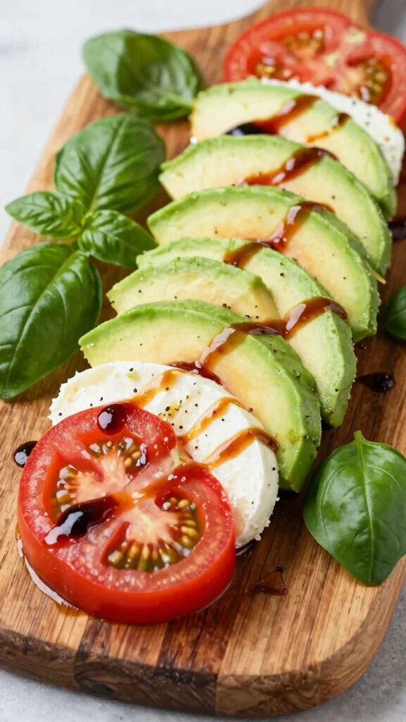 10 Gluten Free Salads for Fresh and Easy Meals - 3. Caprese Salad with Avocado 1
