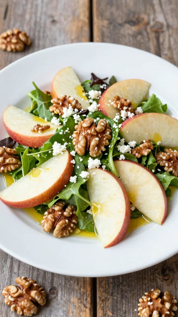 10 Gluten Free Salads for Fresh and Easy Meals - 8. Apple Walnut Salad 1