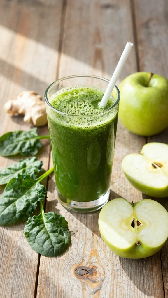 10 Healthy Juice Recipes for Gut Health and Better Digestion - 1. Green Goddess Juice 1