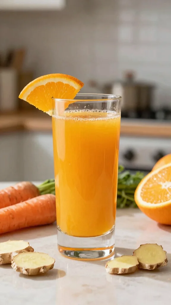 10 Healthy Juice Recipes for Gut Health and Better Digestion - 2. Carrot and Ginger Zing 1