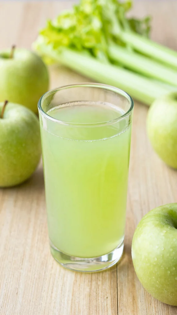 10 Healthy Juice Recipes for Gut Health and Better Digestion - 6. Apple and Celery Detox Juice 1