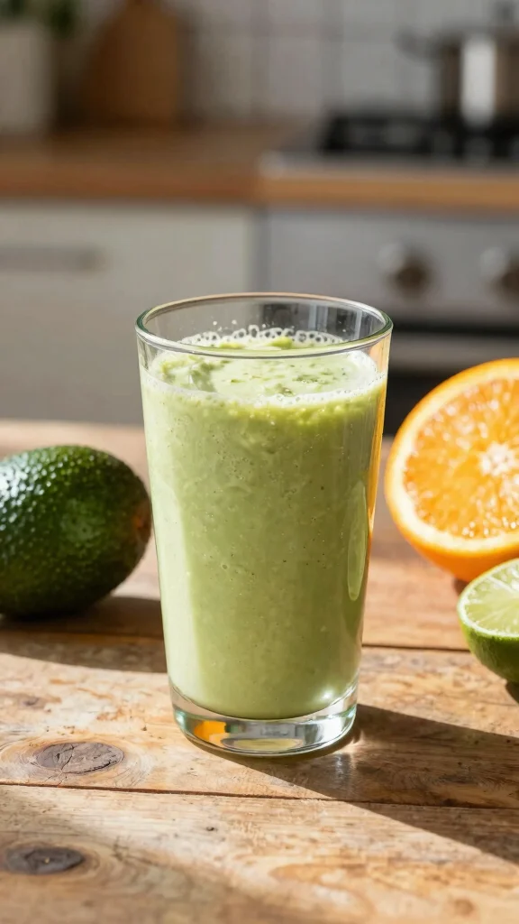10 Heart-Healthy Juice Recipes to Lower Cholesterol Naturally - 10. Avocado and Citrus Juice 1
