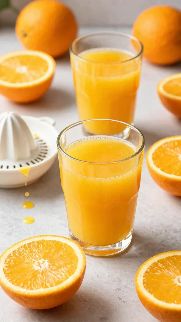 10 Homemade Juice Recipes with No Fancy Ingredients Needed - 1. Classic Orange Juice 1