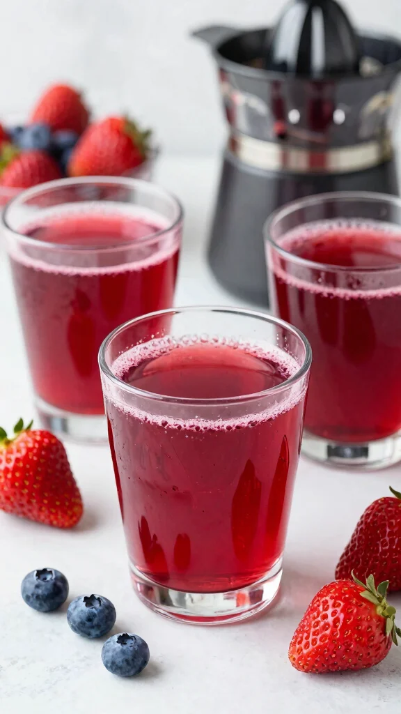 10 Homemade Juice Recipes with No Fancy Ingredients Needed - 5. Berry Blast Juice 1