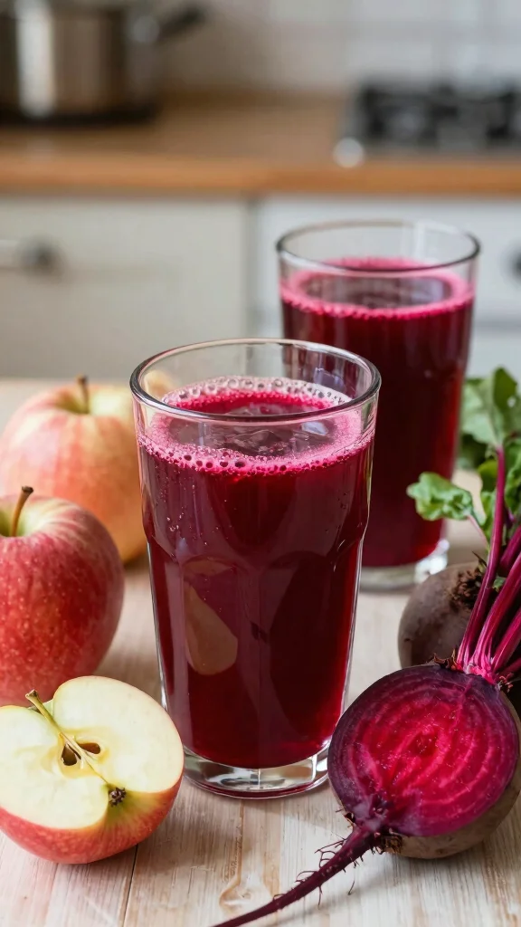 10 Homemade Juice Recipes with No Fancy Ingredients Needed - 6. Beetroot Apple Juice 1
