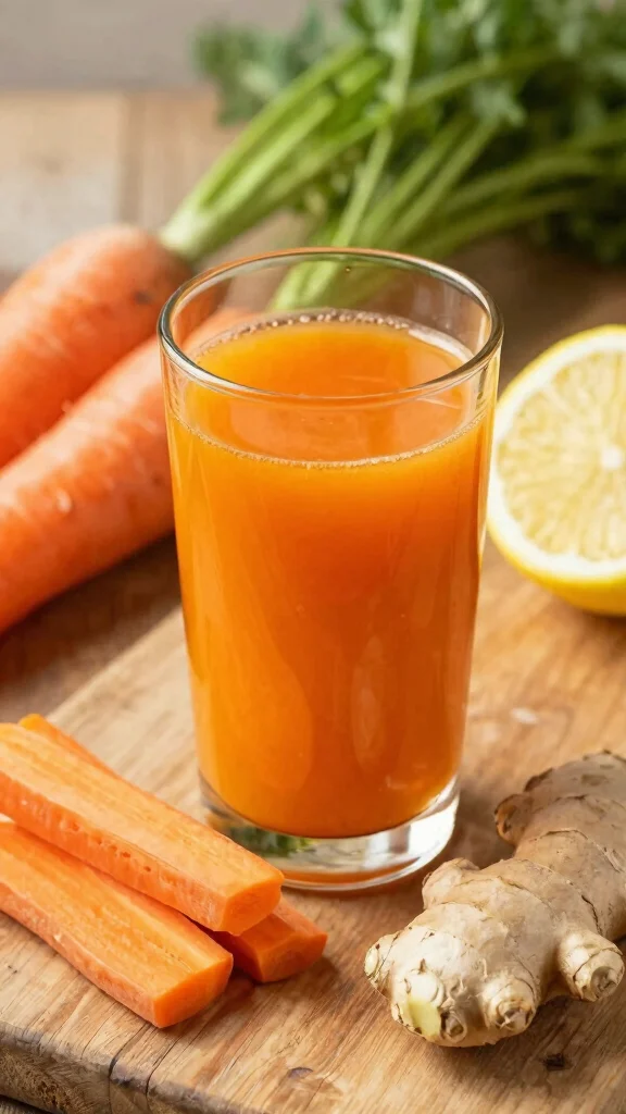 10 Juice Extractor Recipes for Fresh Homemade Drinks - 4. Carrot Ginger Zing Juice 1