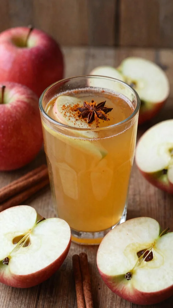 10 Juice Extractor Recipes for Fresh Homemade Drinks - 7. Apple Cinnamon Spice Juice 1