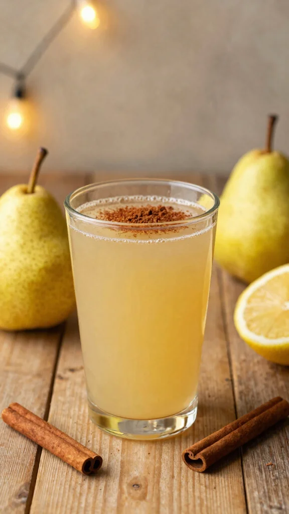 10 Juice Extractor Recipes for Fresh Homemade Drinks - 9. Spiced Pear Juice 1