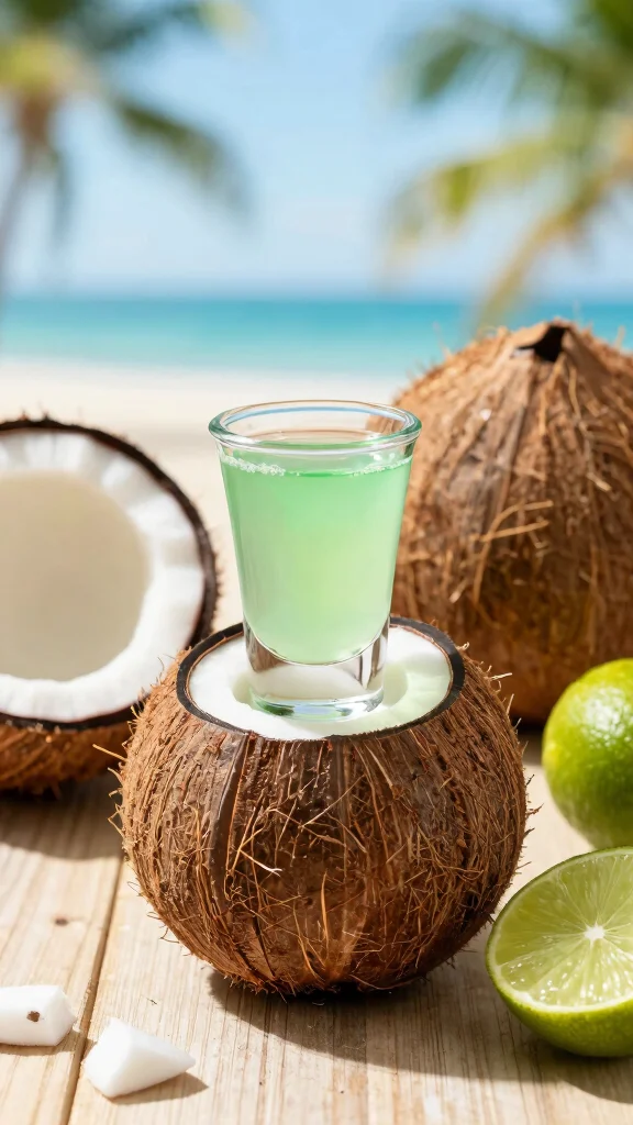 10 Juice Shot Recipes for Quick Wellness Boosts - 10. Hydration Coconut Shot 1