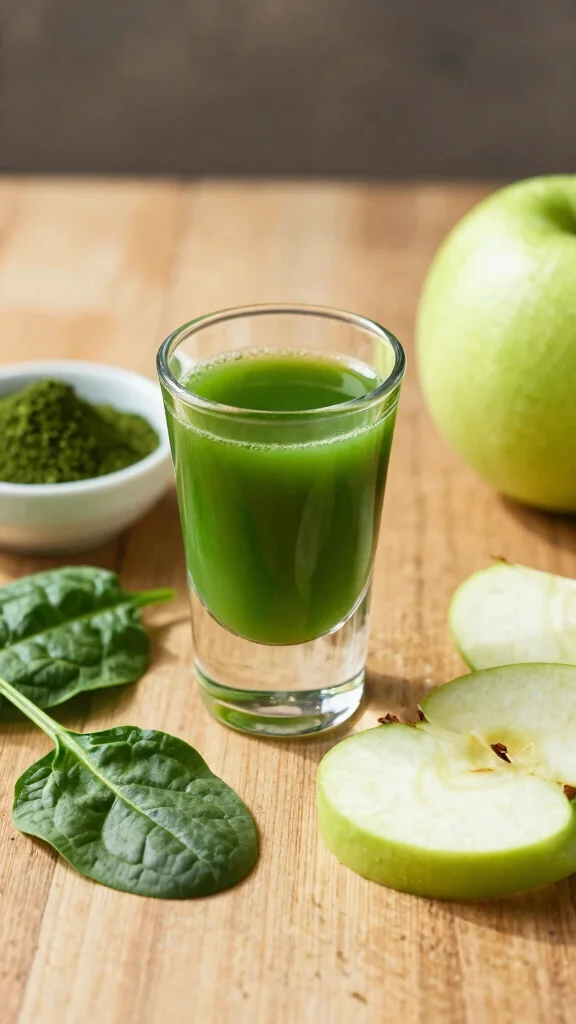 10 Juice Shot Recipes for Quick Wellness Boosts - 2. Energizing Green Shot 1