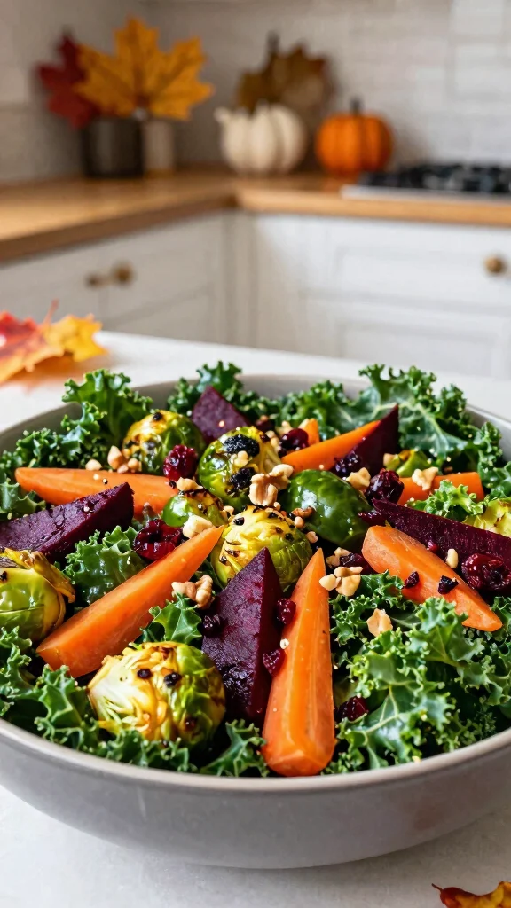 10 Kale Salads That Are Fresh, Crunchy, and Delicious​ - 8. Harvest Kale Salad 1