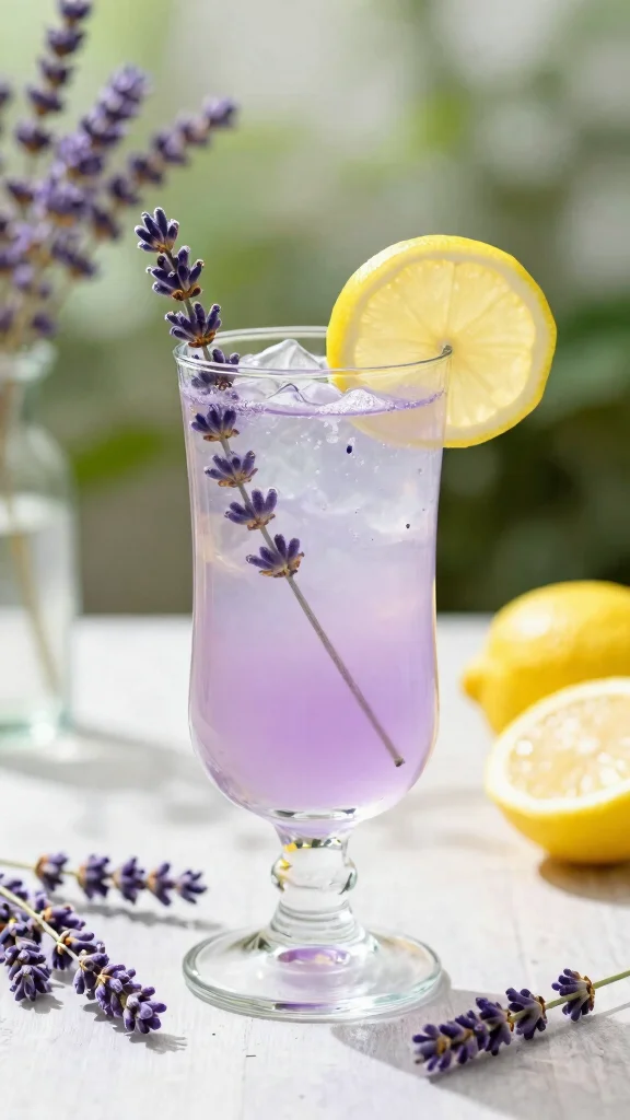 10 Lemon Juice Recipes for Bright, Fresh Homemade Drinks - 10. Lavender Lemonade 1