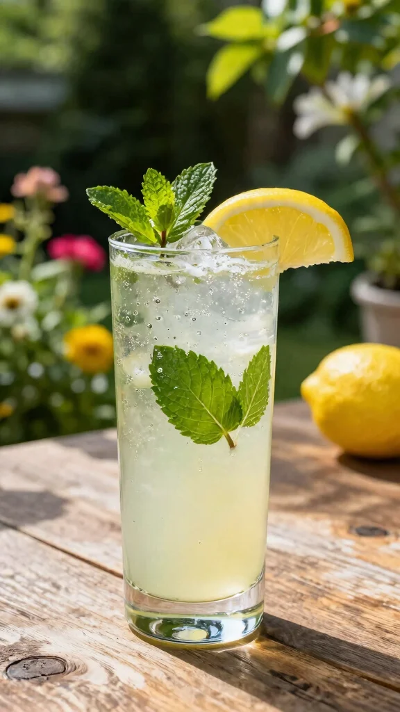 10 Lemon Juice Recipes for Bright, Fresh Homemade Drinks - 2. Lemon Mint Cooler 1