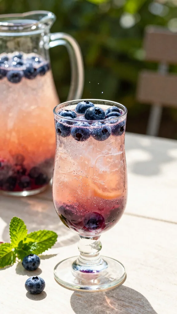 10 Lemon Juice Recipes for Bright, Fresh Homemade Drinks - 6. Blueberry Lemon Fizz 1