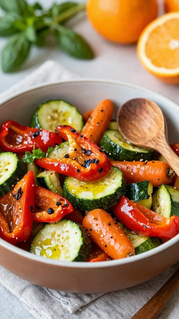10 Low Carb Salads for Simple Healthy Eating - 8. Roasted Vegetable Salad 1