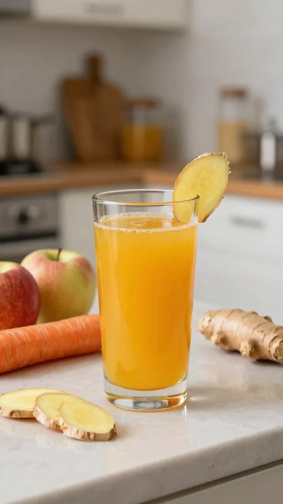 10 Low-Sugar Juice Recipes for Natural Diabetes Control - 10. Ginger Zing Juice 1