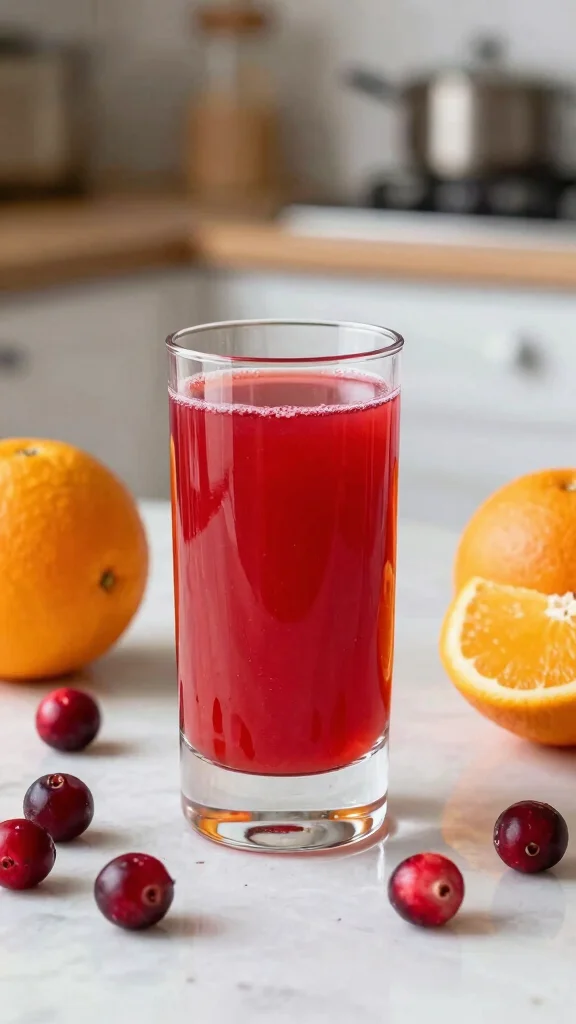 10 Low-Sugar Juice Recipes for Natural Diabetes Control - 8. Cranberry Citrus Twist 1