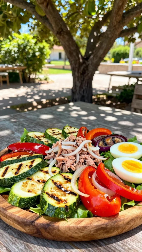 10 Nicoise Salad Ideas for a Light and Elegant Meal - 5. Grilled Vegetable Nicoise Salad 1