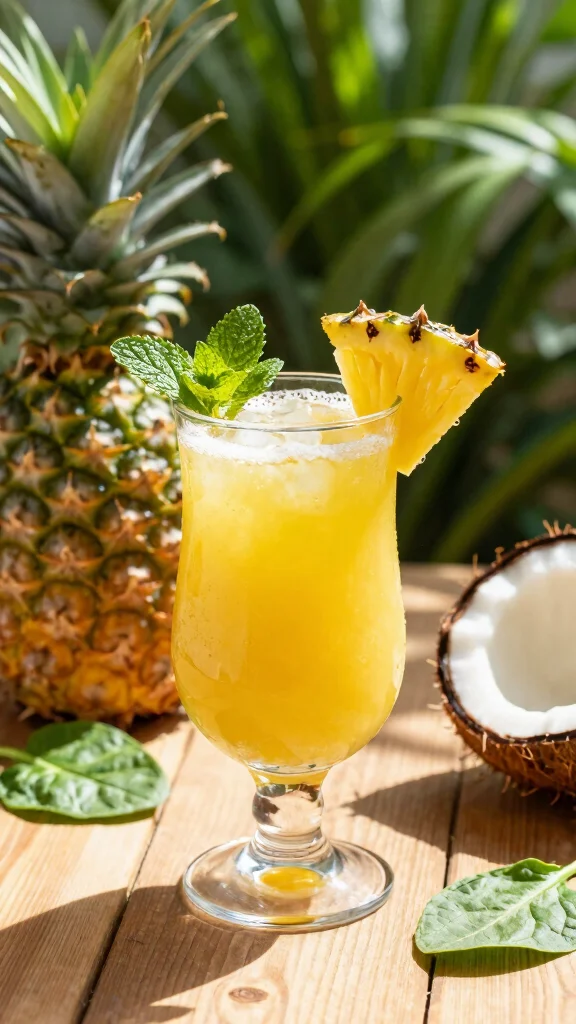 10 Nutrient-Rich Juice Recipes for Healthy Hair and Nail Growth - 1. Tropical Hair Glow Juice 1