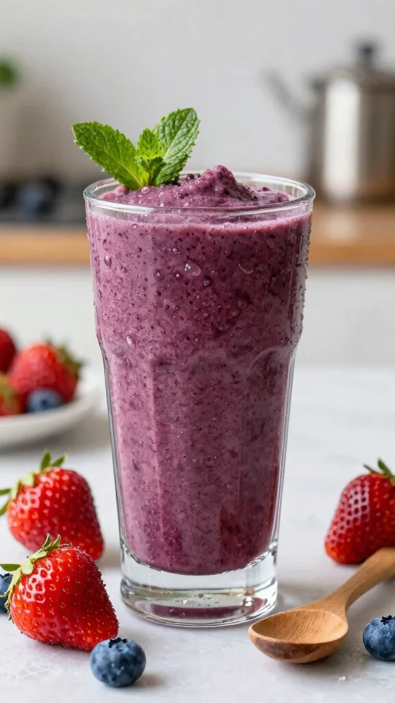 10 Nutrient-Rich Juice Recipes for Healthy Hair and Nail Growth - 2. Berry Bliss Nail Growth Smoothie 1