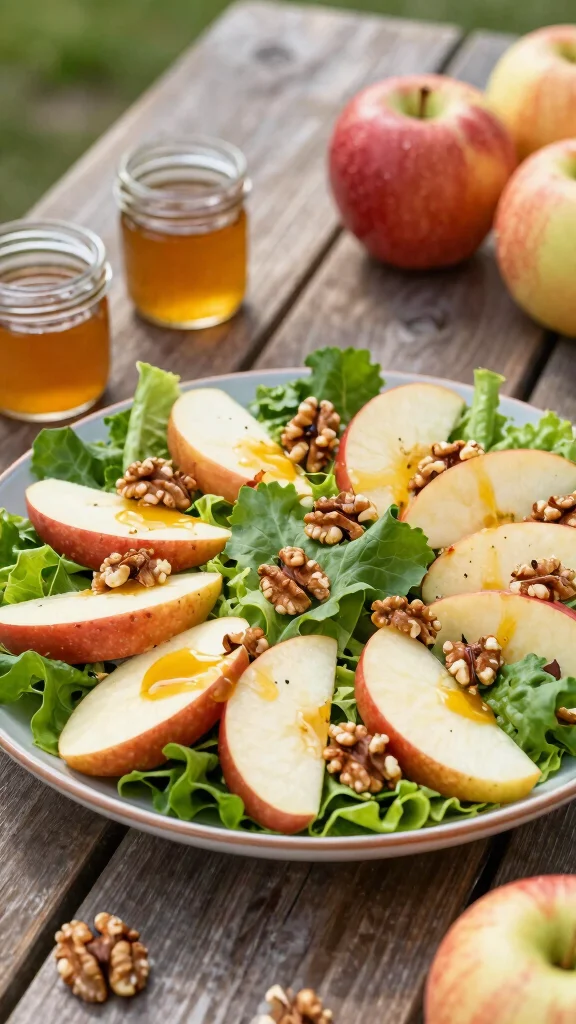 10 Picnic Salads That Travel Well and Taste Great - 5. Apple Walnut Salad with Maple Vinaigrette 1