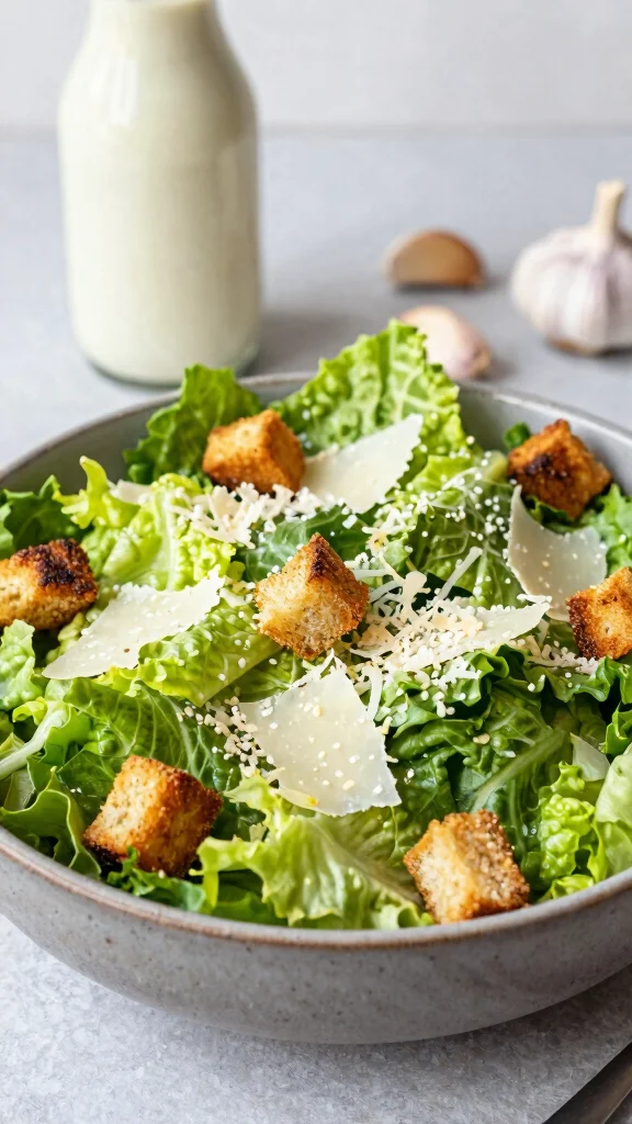 10 Salads That Go with Pizza for a Balanced Meal - 1. Classic Caesar Salad 1