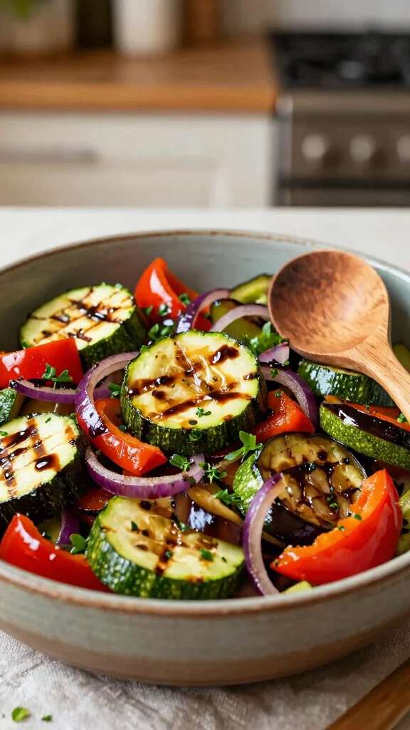 10 Salads That Go with Pizza for a Balanced Meal - 10. Roasted Vegetable Salad 1