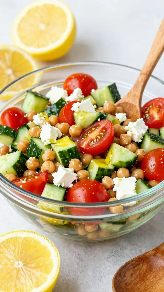 10 Salads That Go with Pizza for a Balanced Meal - 2. Mediterranean Chickpea Salad 1