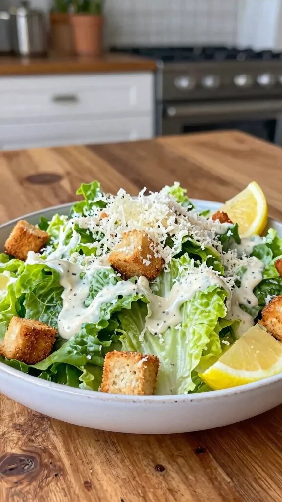 10 Salads to Go with Steak for an Easy Dinner Menu - 1. Classic Caesar Salad 1