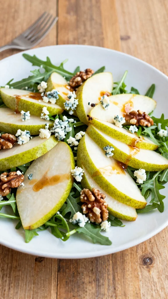 10 Salads to Go with Steak for an Easy Dinner Menu - 2. Arugula and Pear Salad 1