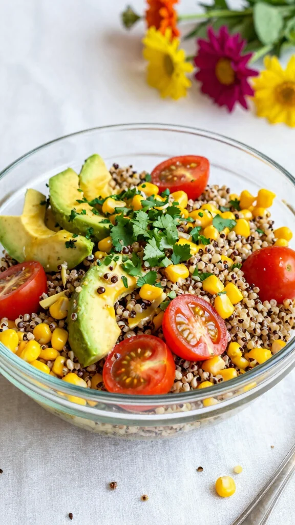 10 Salads to Go with Steak for an Easy Dinner Menu - 5. Quinoa Salad with Avocado 1