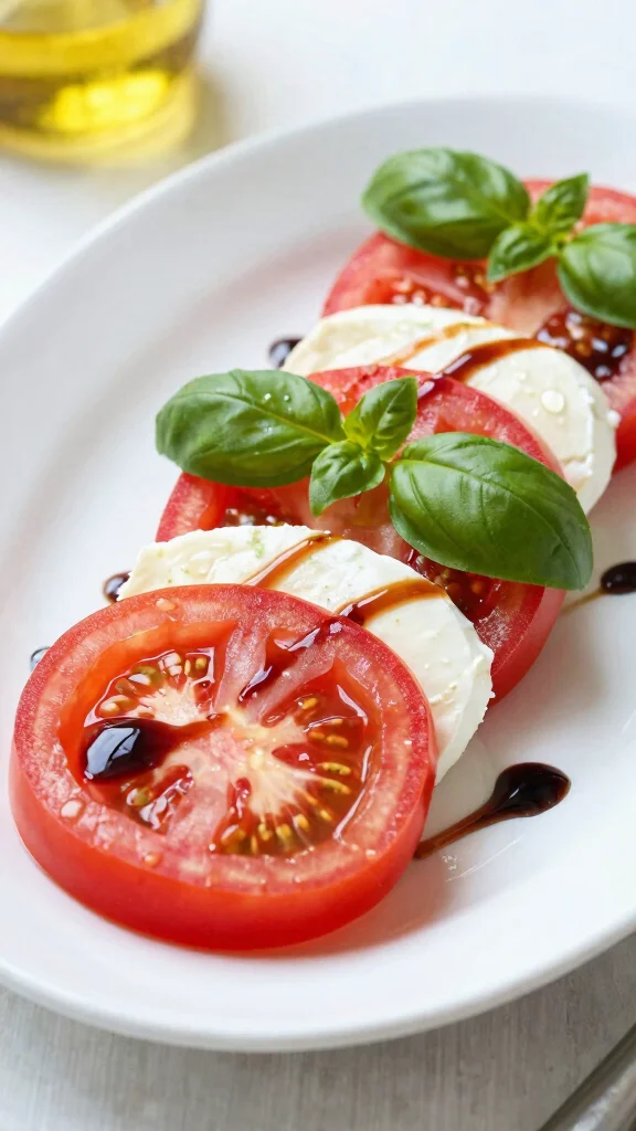 10 Salads to Go with Steak for an Easy Dinner Menu - 7. Caprese Salad with Balsamic Reduction 1
