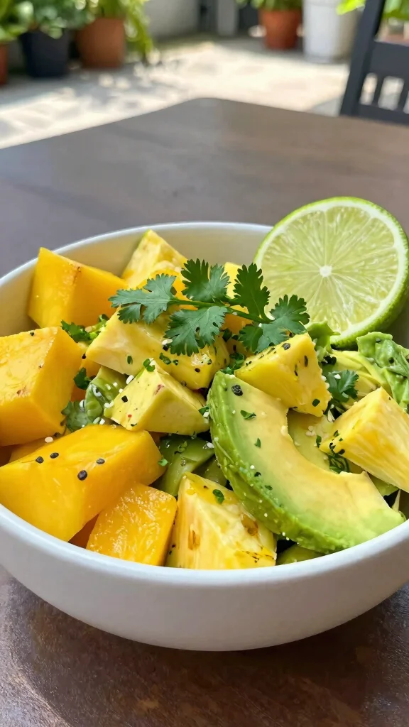 10 Salads with Avocado You'll Want to Make on Repeat - 10. Tropical Avocado Salad 1