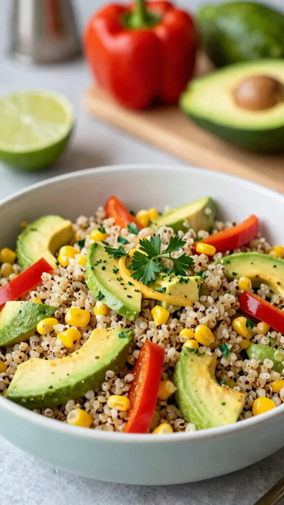 10 Salads with Avocado You'll Want to Make on Repeat - 5. Quinoa Avocado Salad 1