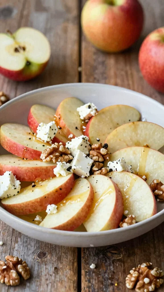 10 Salads with Feta Cheese for Quick Mediterranean Meals - 10. Apple and Feta Salad with Walnuts 1
