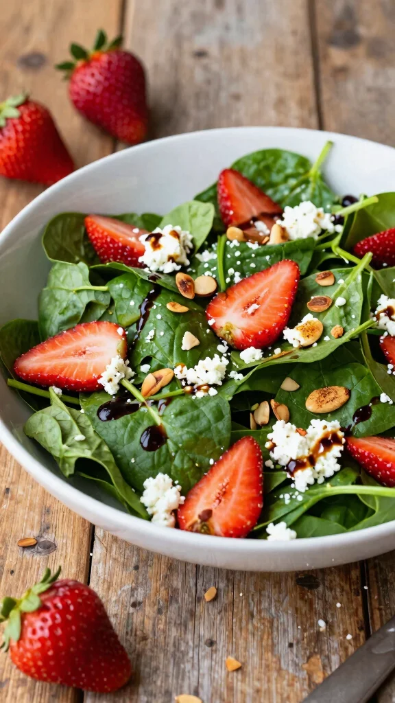 10 Salads with Feta Cheese for Quick Mediterranean Meals - 3. Spinach and Feta Salad 1