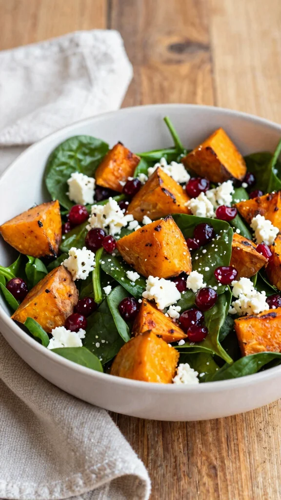 10 Salads with Feta Cheese for Quick Mediterranean Meals - 9. Sweet Potato and Feta Salad 1