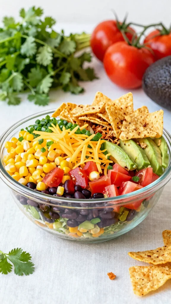 10 Seven-Layer Salads Worth Bringing to Any Party - 3. Southwest Seven-Layer Salad 1